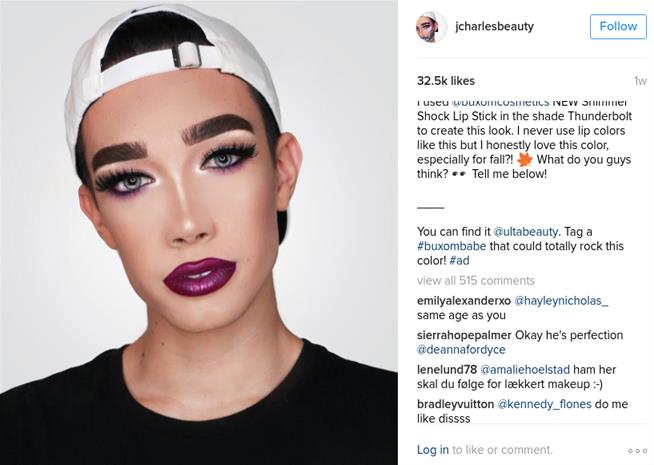 History routine james charles makeup cheap ebay